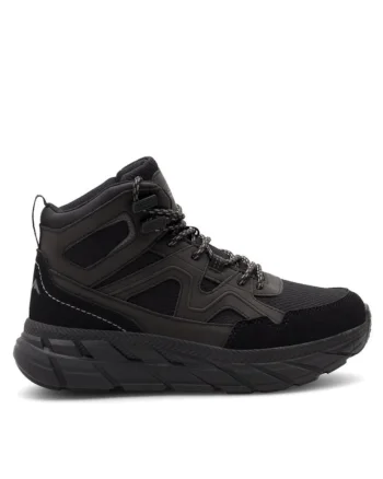 Pantofi sport copii, 5520,  Sintetic, Textil, Negru