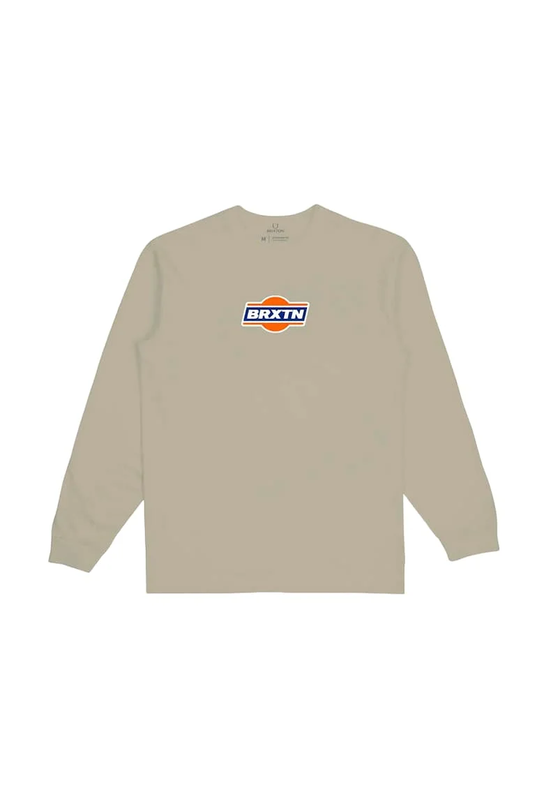 Bluza barbati  croiala clasica, maneci lungi, bej, bumbac,