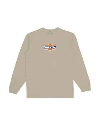 Bluza barbati  croiala clasica, maneci lungi, bej, bumbac,