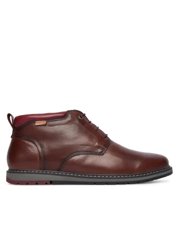 Ghete barbati  Olmo 113, piele naturala, culoare maro