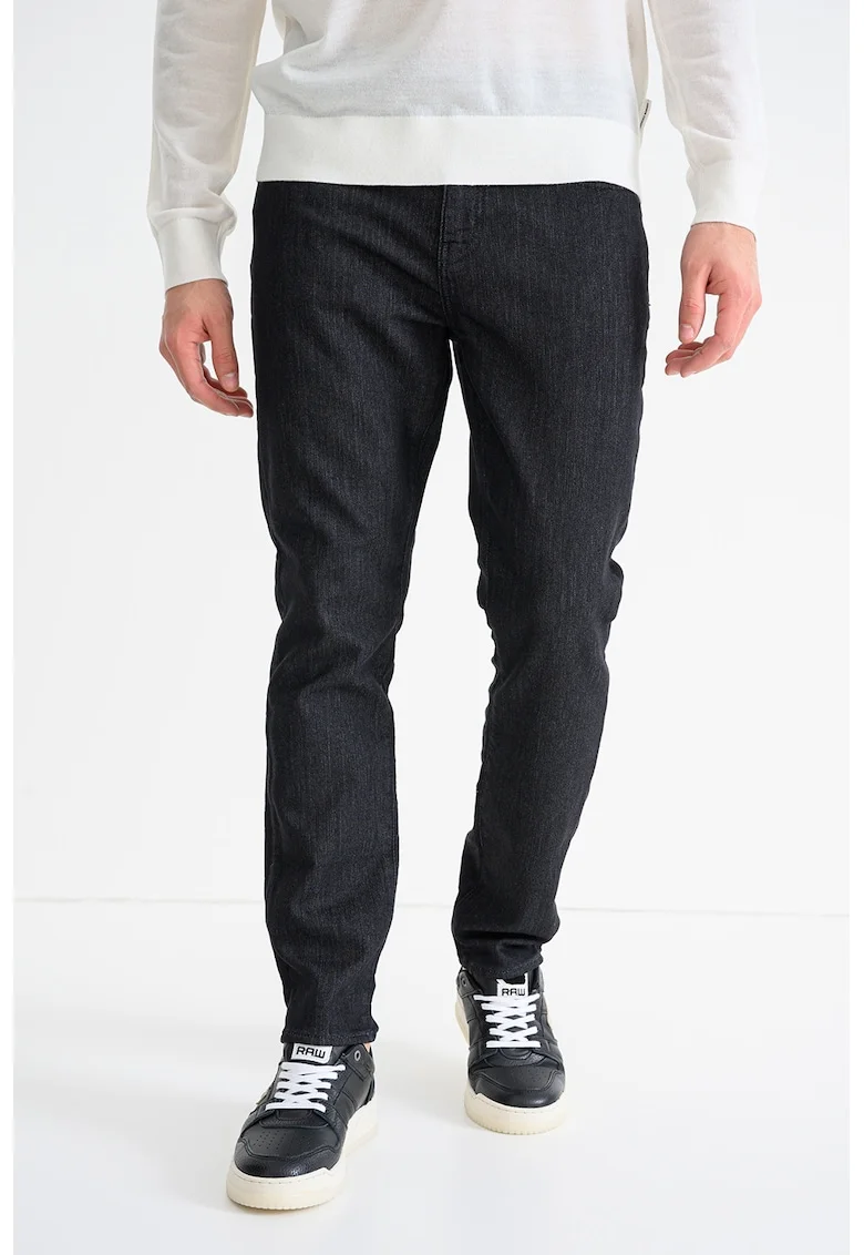 Blugi slim-fit cu talie joasa, Gri antracit