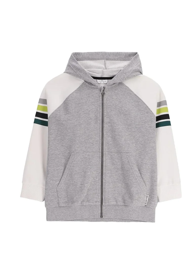 Jacheta  cu fermoar, multicolor, bumbac, pentru baieti