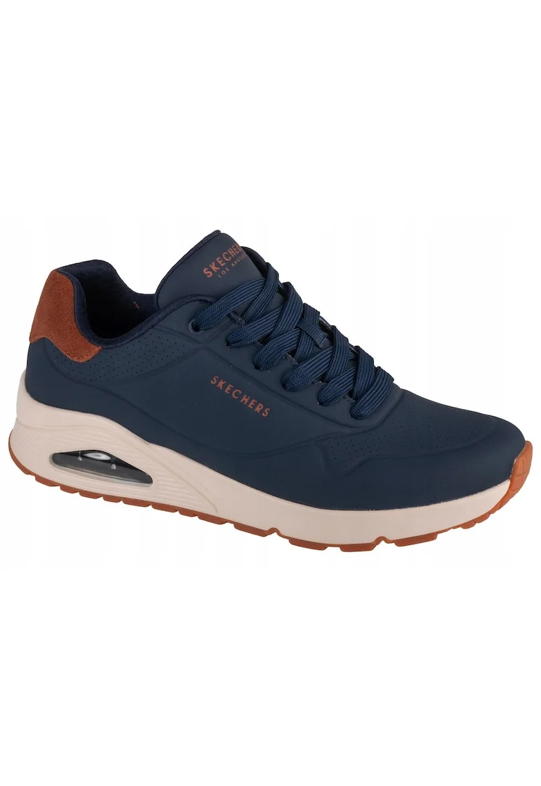 Tenisi barbati  Uno - Suited On Air, bleumarin, textil, cu amortizare Air-Cooled Memory Foam,