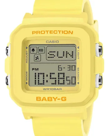 Ceas digital Baby-G, GALBEN