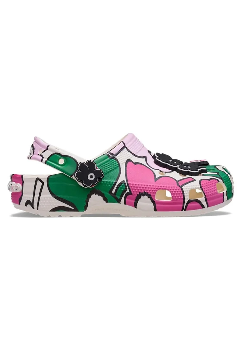Saboti  model Marimekko Unikko, floral, Croslite, sintetic, multicolor