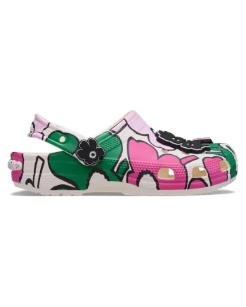 Saboti  model Marimekko Unikko, floral, Croslite, sintetic, multicolor