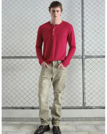 Bluza barbati,  Comfort Fit, elastic, rosu, amestec poliester-viscoza, Rosu