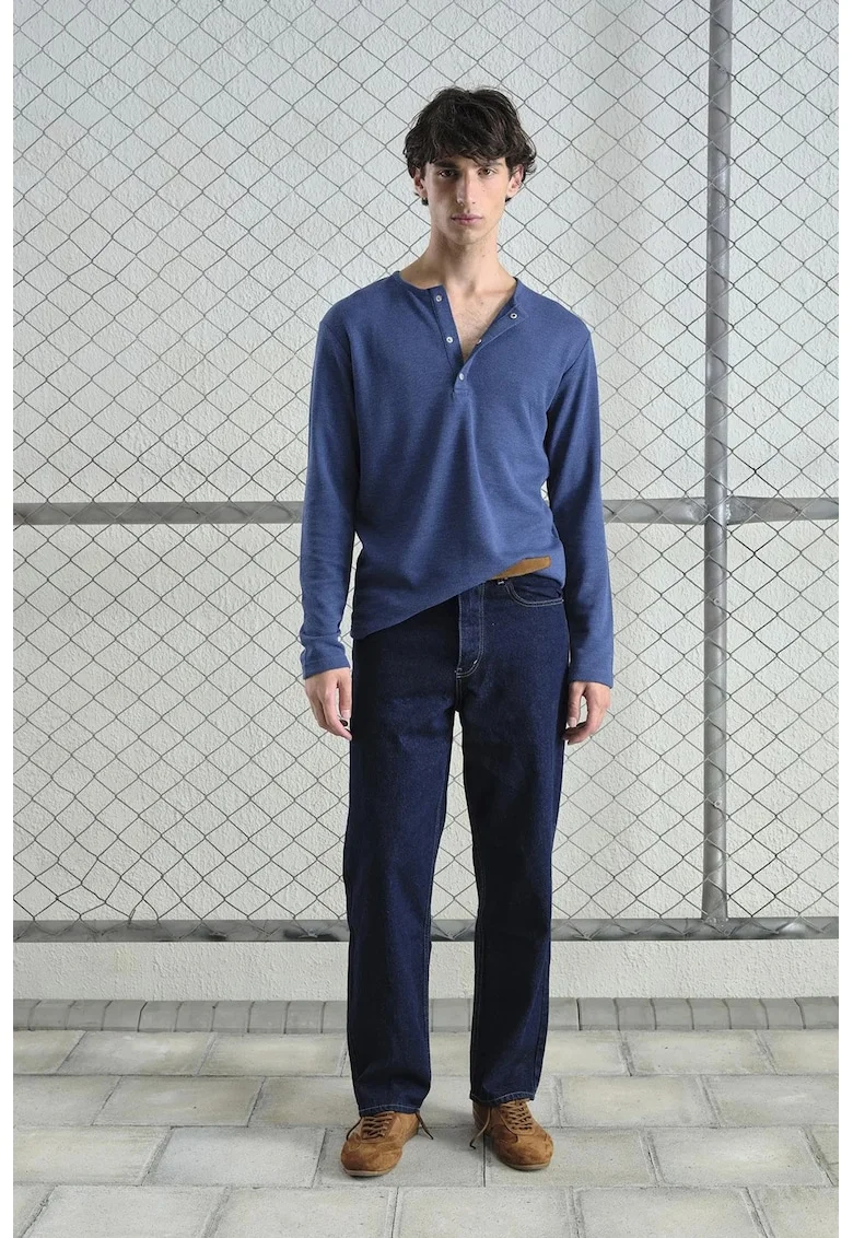 Bluza albastru elastic, Albastru