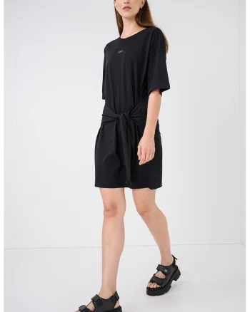 Rochie-tricou mini, Negru