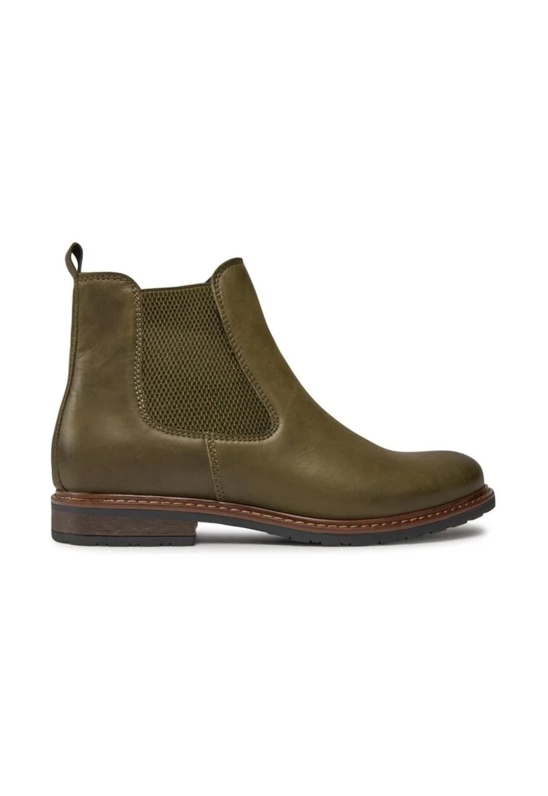 Ghete dama,  303142, Piele naturala, Verde