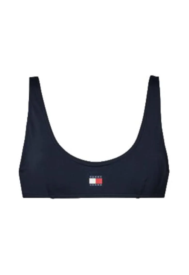 Top de baie dama,  bleumarin, 83% poliamida reciclata, 17% elastan,