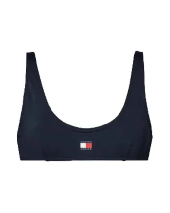 Top de baie dama,  bleumarin, 83% poliamida reciclata, 17% elastan,
