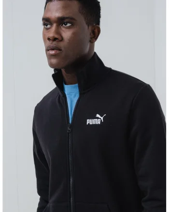 Bluza de trening slim fit cu logo brodat, Negru stins
