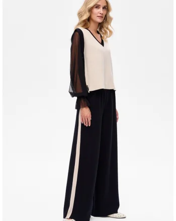 Pantaloni cu croiala ampla Crazy