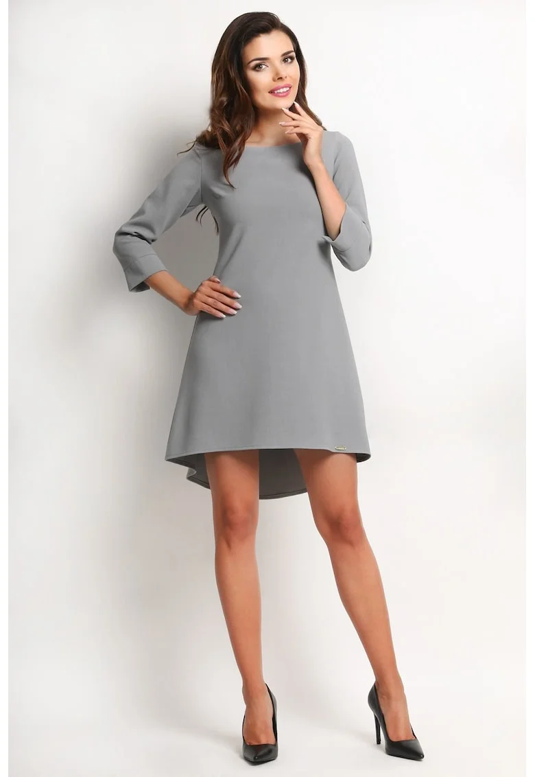 Rochie dama,  Poliester, Gri, A115