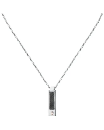 Colier  JM423AVD19, Argintiu, Negru, Auriu