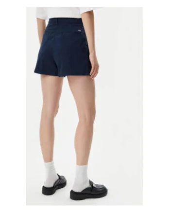 Pantaloni scurti dama,  Bleumarin, 96% bumbac organic, 4% elastan,