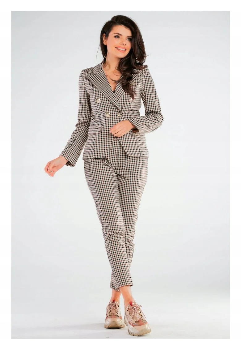 Pantaloni Trei sferturi Carouri A440