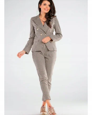 Pantaloni Trei sferturi Carouri A440