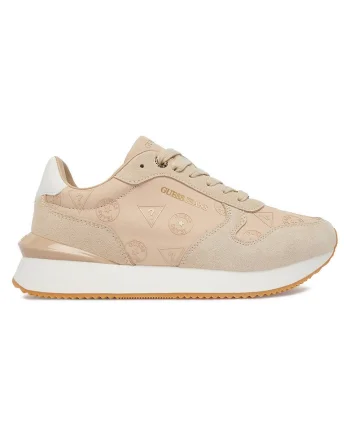 Pantofi sport dama  bej, material textil/sintetic, design versatil