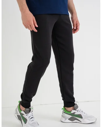 Pantaloni de trening cu logo ESS 2, Negru carbon