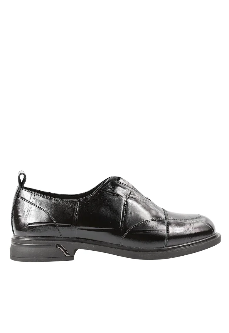 Pantofi casual, dama,  DL70030B negru, Negru