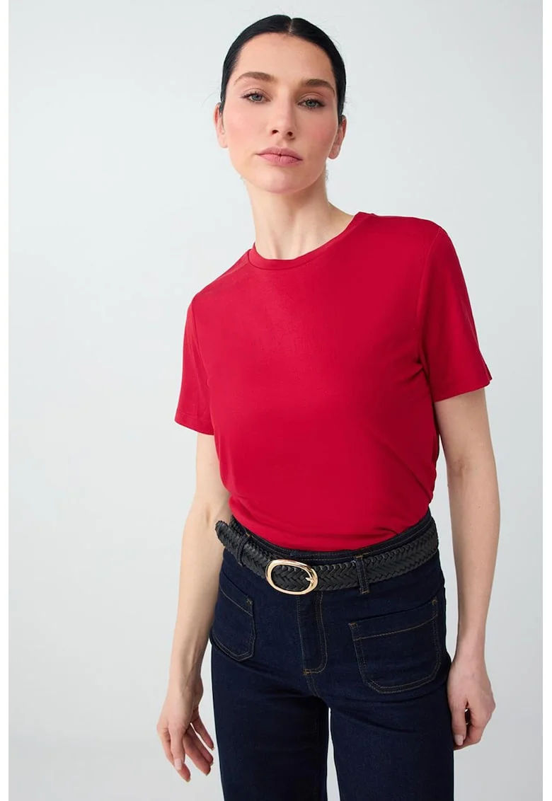 Tricou din amestec de modal, Rosu