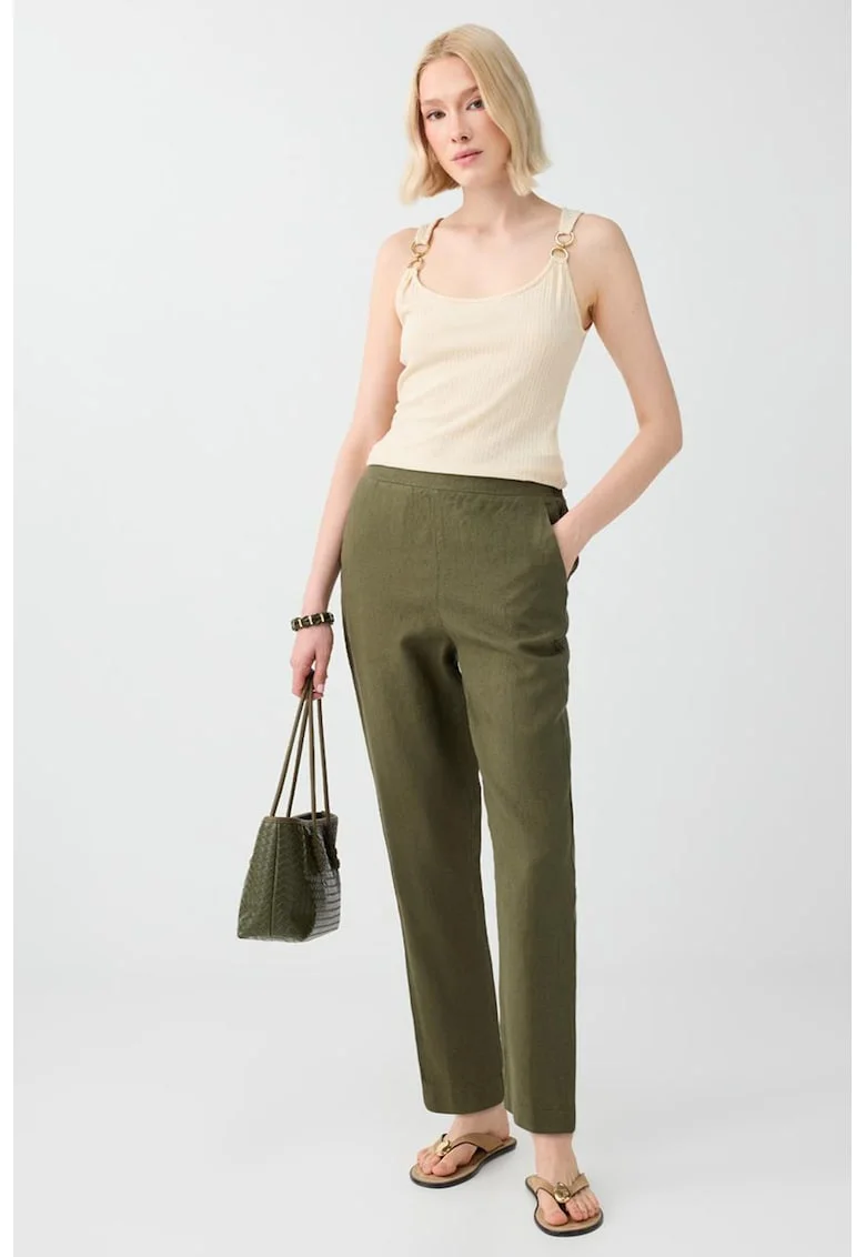 Pantaloni conici de in, Kaki
