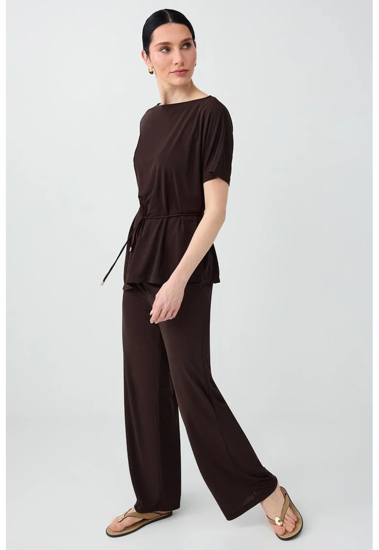 Pantaloni uni relaxed fit, Maro