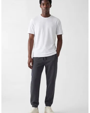 Pantaloni de trening cu snur, Gri grafit