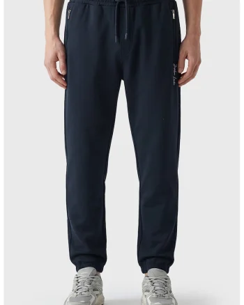 Pantaloni de trening cu snur, Albastru ultramarin