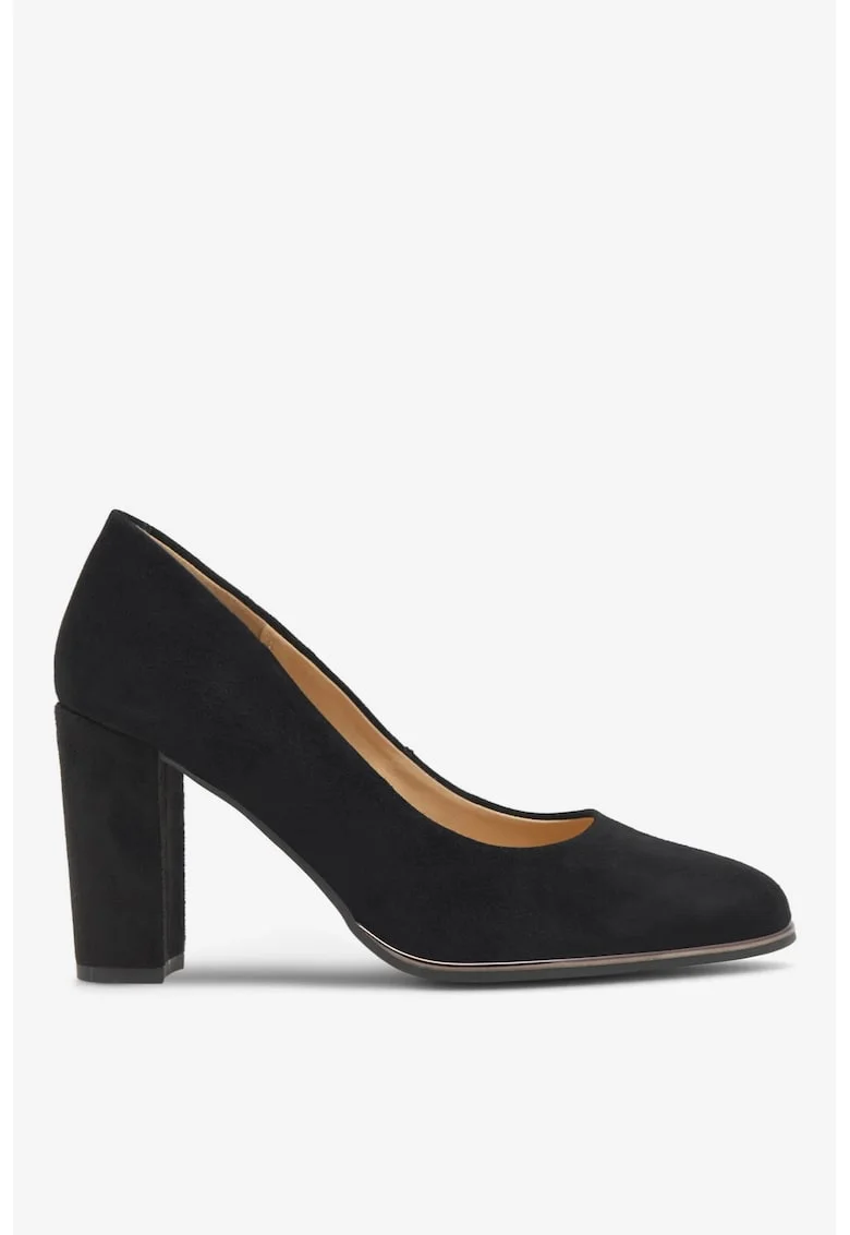 Pantofi dama  Piele intoarsa, Negru