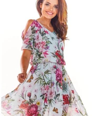 Rochie A295 - Alba