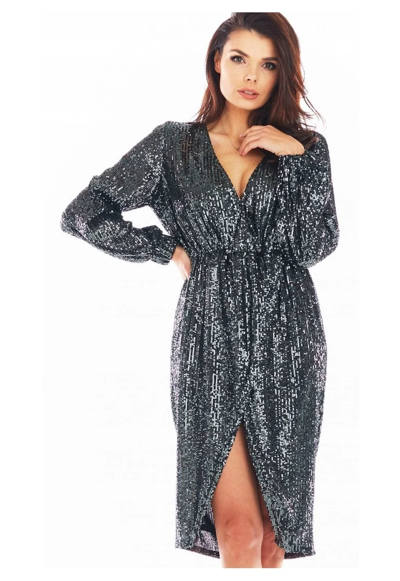 Rochie A399 - Grafit