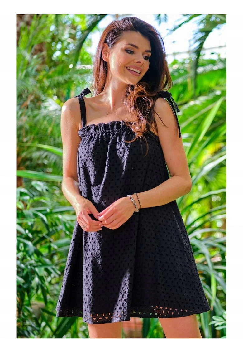Scurta Rochie Fara maneca Bumbac Casual A434