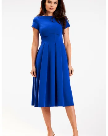 Midi Rochie Maneca scurta, La baza gatului A569