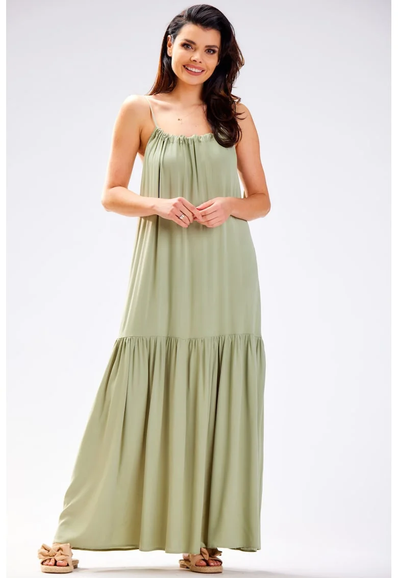 Lunga Rochie Fara maneca A582
