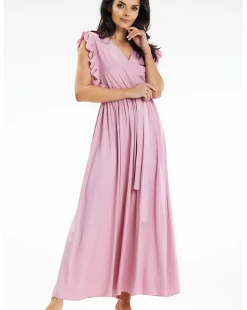 Lunga Rochie Fara maneca A638