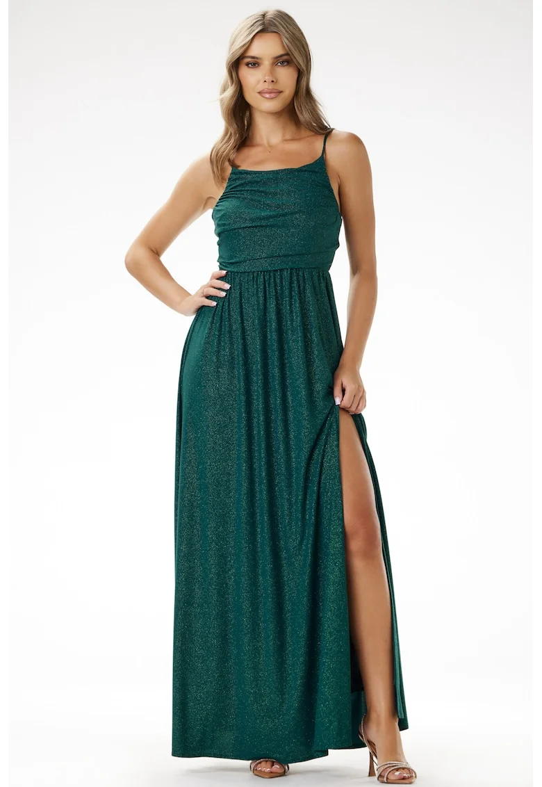 Lunga Rochie Fara maneca A696