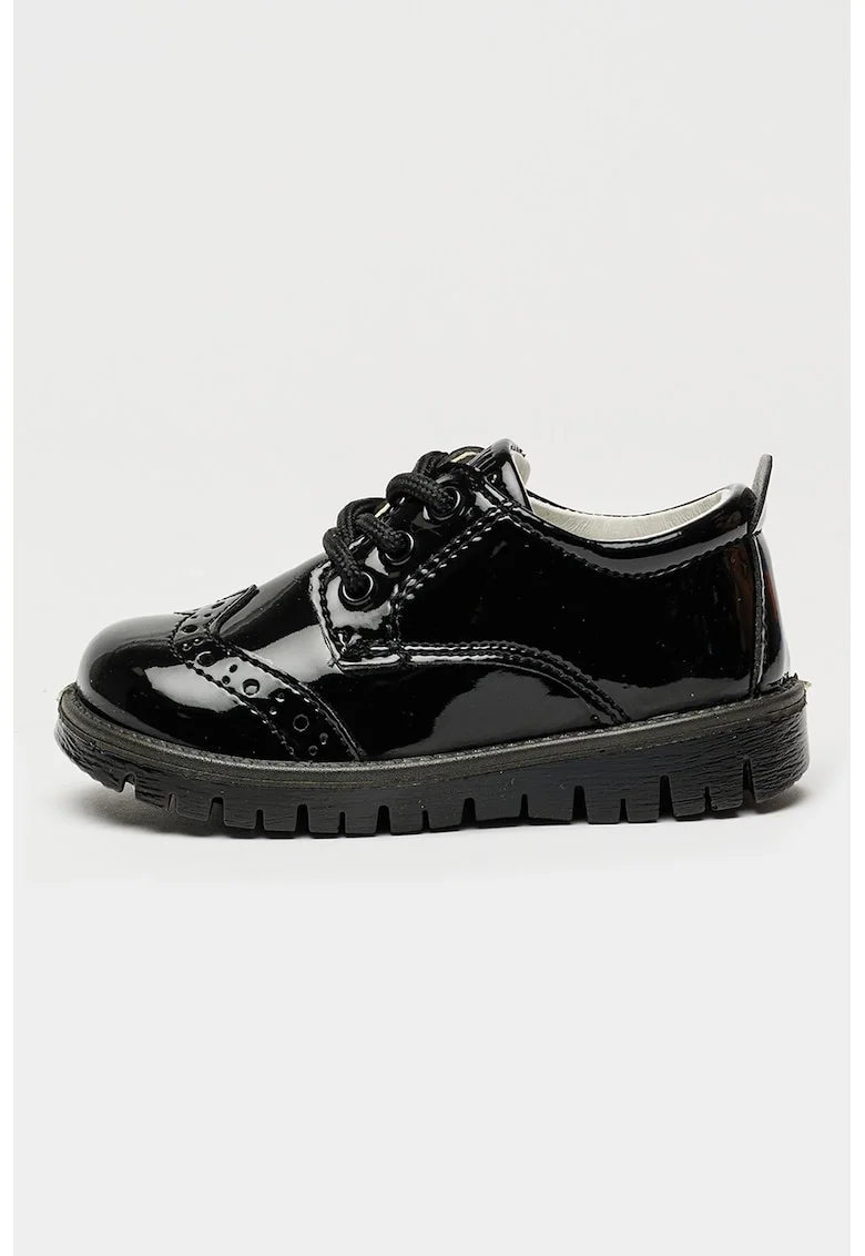 Pantofi de piele lacuita Vernice, Negru