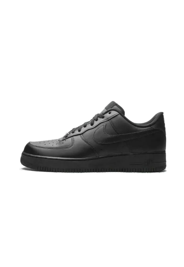 Pantofi sport barbati  Air Force 1 Low '07, negru, piele, design versatil