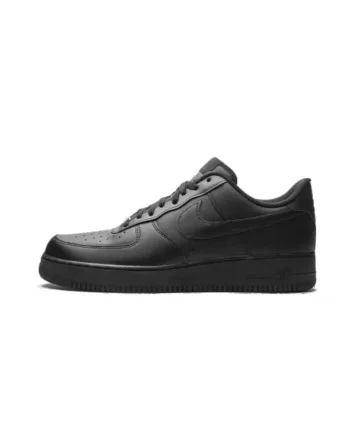 Pantofi sport barbati  Air Force 1 Low '07, negru, piele, design versatil
