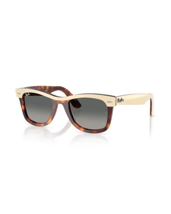 Ochelari de soare wayfarer cu lentile degrade, Maro