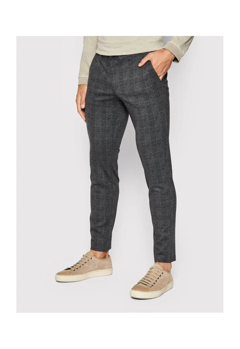 Pantaloni barbati,  209454192, Negru, Negru