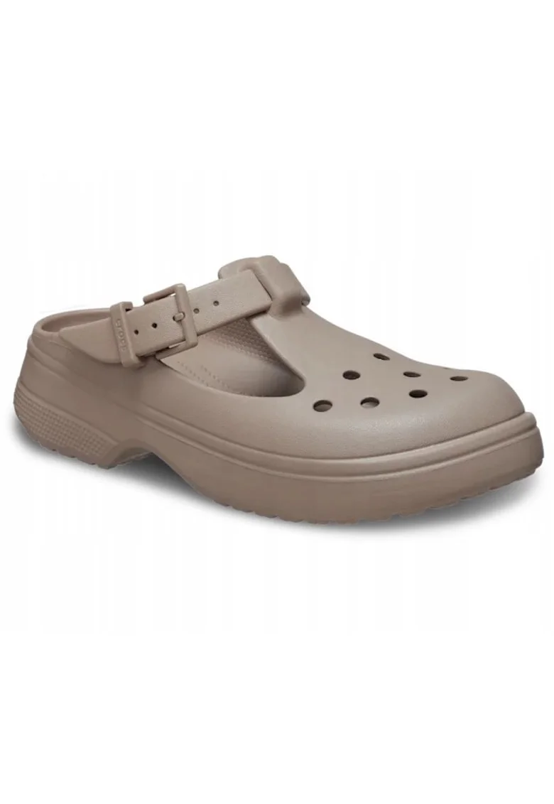 Saboti Femei,  Classic Mary Jane 210581 Clog, Bej, Bej