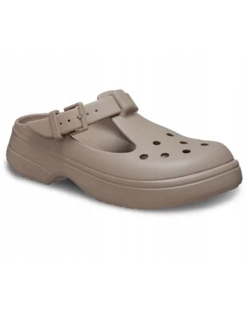 Saboti Femei,  Classic Mary Jane 210581 Clog, Bej, Bej