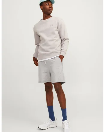 Pantaloni scurti cu buzunare cu fermoar Gordon, Gri deschis