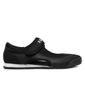 Tenisi dama  negru, textil, inchidere Velcro,