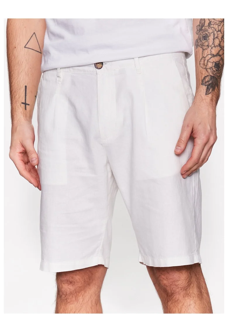 Pantaloni barbati,  Bumbac, Ecru