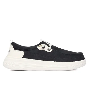 Pantofi sport dama  negru, textil, varf rotund,
